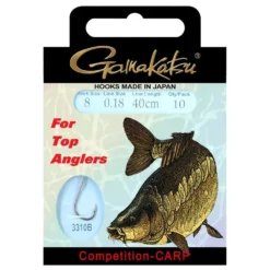 Gamakatsu Booklet Carp 3310B Tied Hook 0.160 Mm