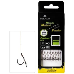 Mikado Method Feeder Rig Without Spike 0.120 Mm Barbless Tied Hook